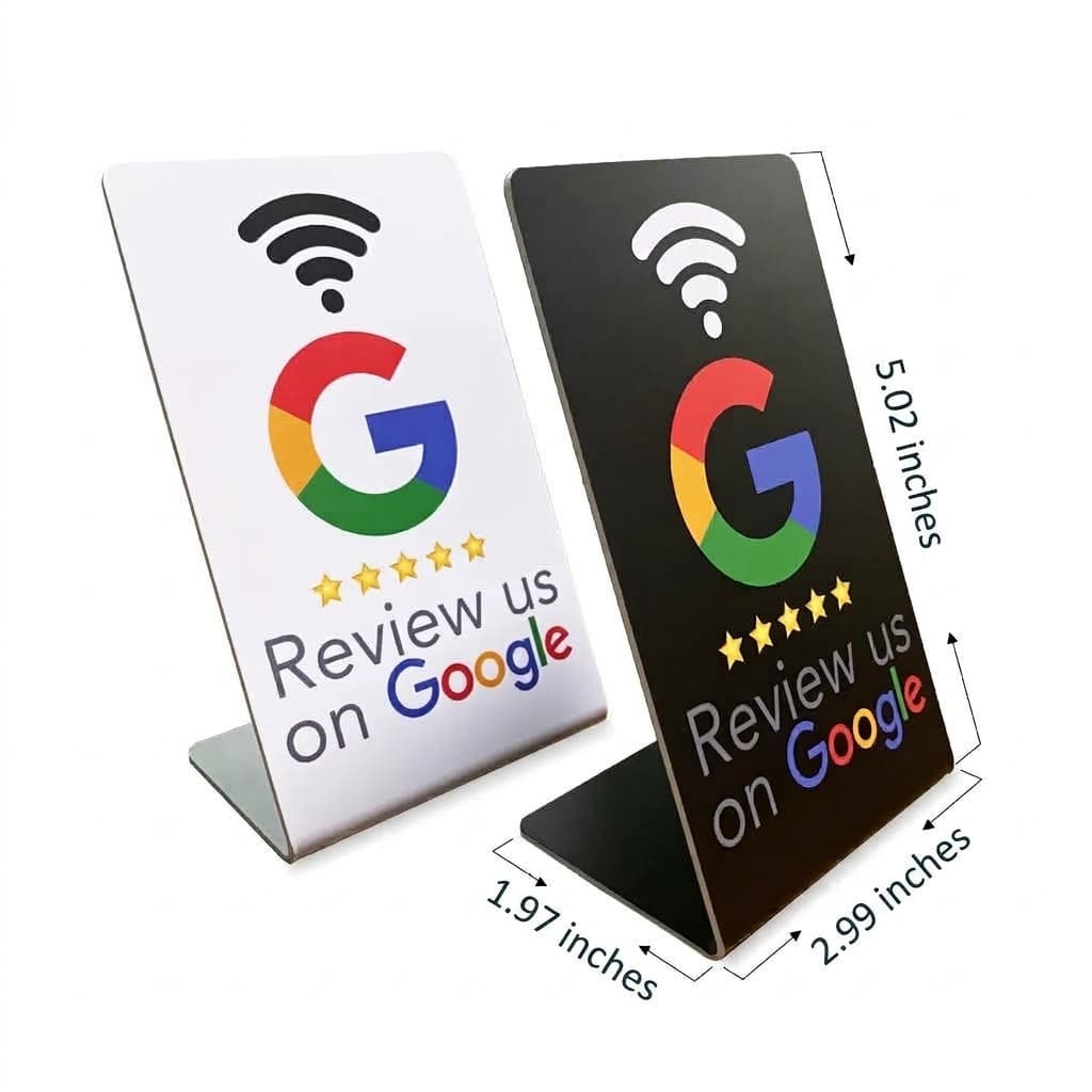 NFC Acrylic Google Review Stand